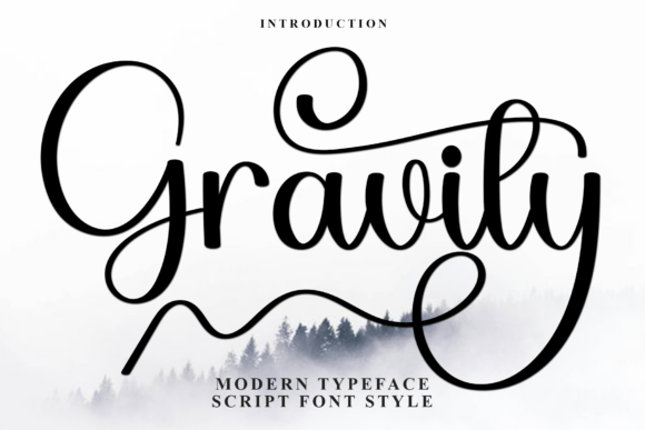 Preview of Gravity Font