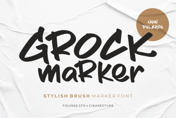 Preview of Grock Marker Font