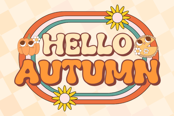 Thumbnail 2 of Groovy Autumn Font