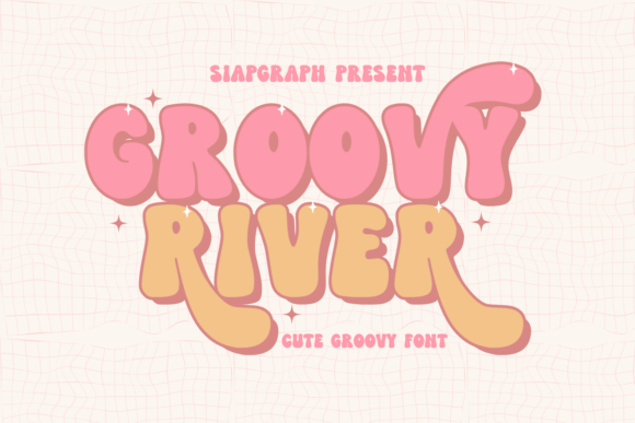 Preview of Groovy River Font