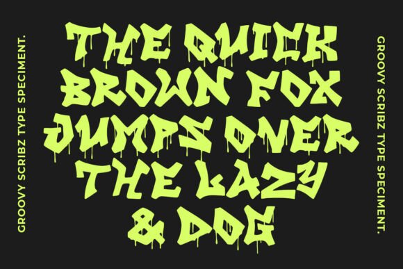 Thumbnail 2 of Groovy Scribz Font