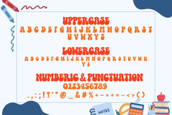 Thumbnail 2 of Groovy Teacher Font