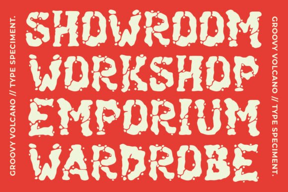 Thumbnail 4 of Groovy Volcano Font