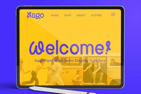 Thumbnail 4 of Hago Font