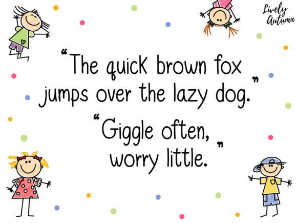 Thumbnail 4 of Happy Kiddy Font