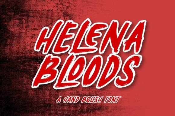 Preview of Helena Bloods Font
