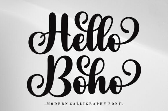Preview of Hello Boho Font