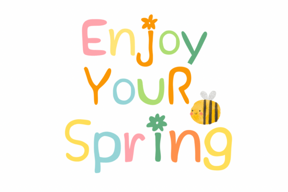 Thumbnail 2 of Hello Spring Font