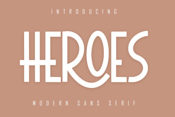 Preview of Heroes Font Font