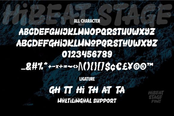 Thumbnail 2 of Hibeat Stage Font