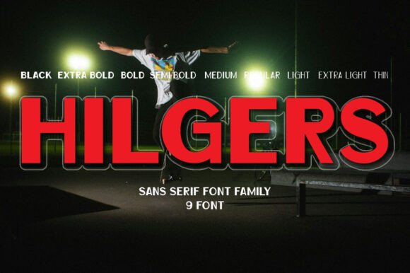 Preview of Hilgers Font