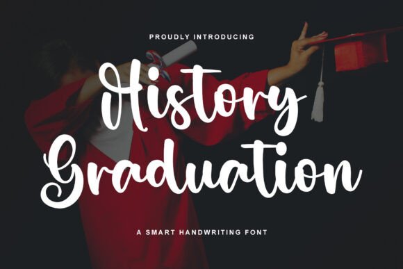 Preview of History Graduation Font