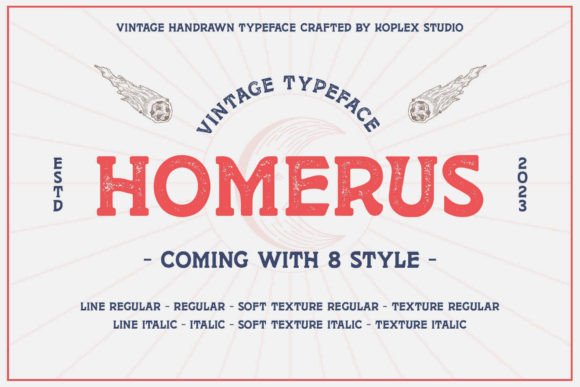 Preview of Homerus Font