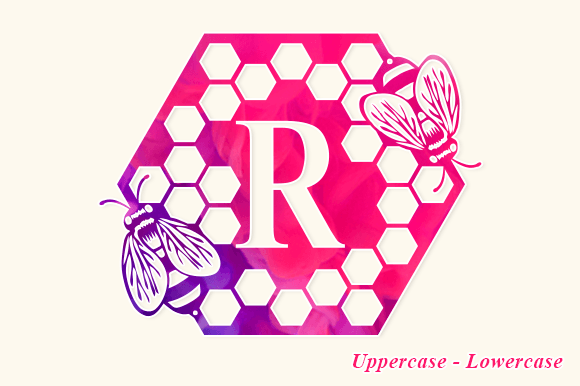 Thumbnail 3 of Honey Bee Monogram Font