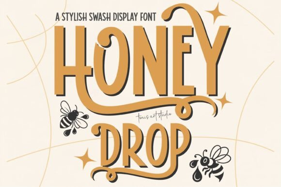 Preview of Honey Drop Font