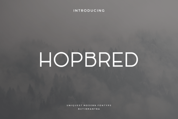 Preview of Hopbred Font