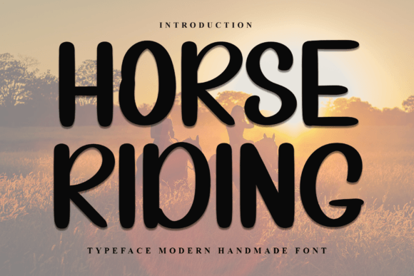 Main preview of Horse Riding Font