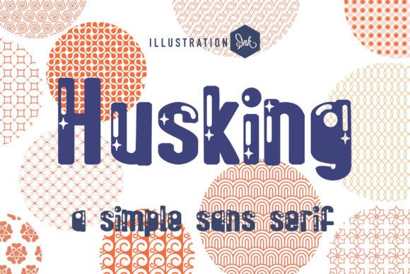 Preview of Husking Font
