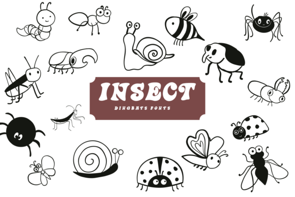 Preview of Insect Font