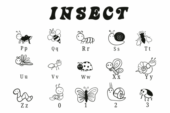 Thumbnail 3 of Insect Font