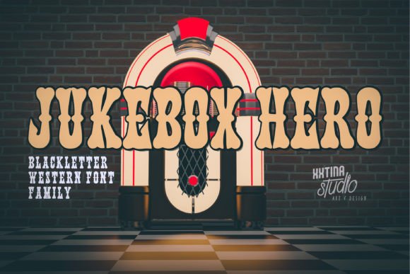 Preview of Jukebox Hero Font