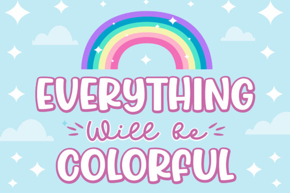 Thumbnail 2 of Jumping Unicorn Font