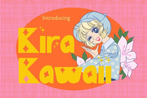 Main preview of Kira Kawaii Font