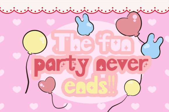 Thumbnail 3 of Kira Kawaii Font