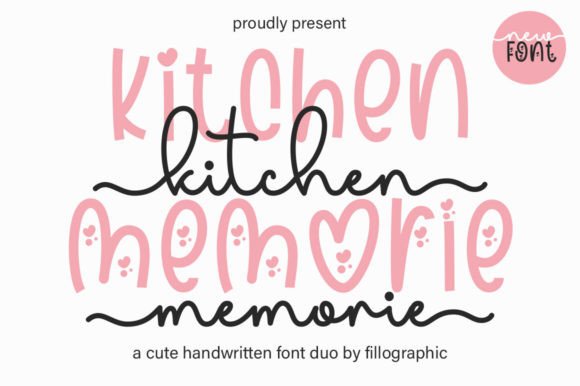 Preview of Kitchen Memorie Font