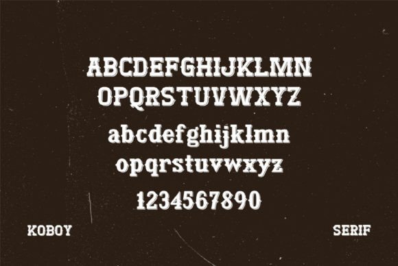 Thumbnail 3 of Koboy Font