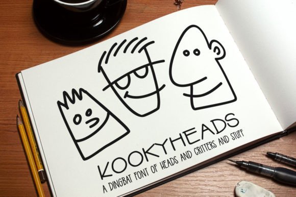 Preview of Kookyheads Font