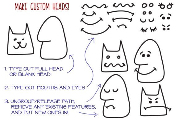 Thumbnail 3 of Kookyheads Font