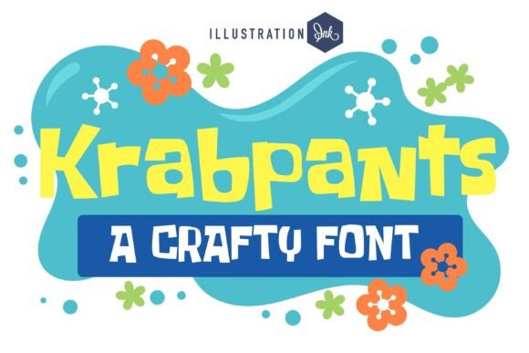 Preview of Krabpants Font