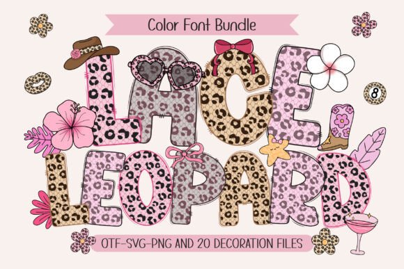 Preview of Lace Leopard Font