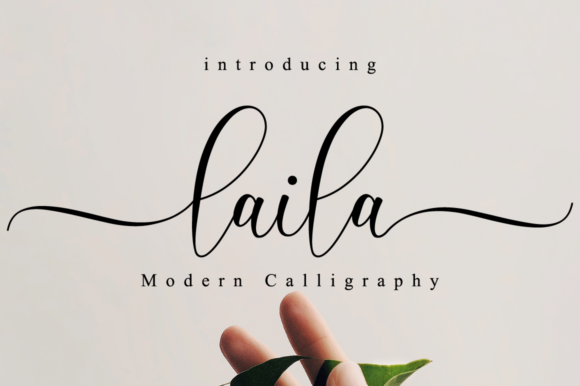 Preview of Laila Script Font