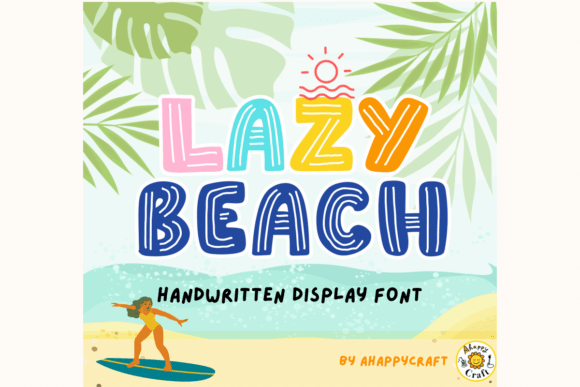 Preview of Lazy Beach Font