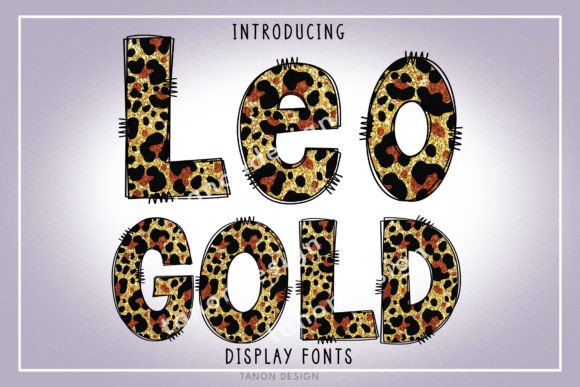 Preview of Leopard Gold Font