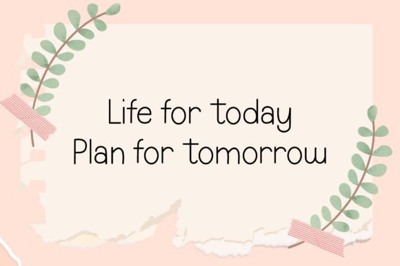 Thumbnail 4 of Life Note Font