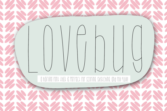 Preview of Love Bug Font