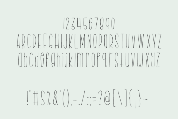 Thumbnail 2 of Love Bug Font