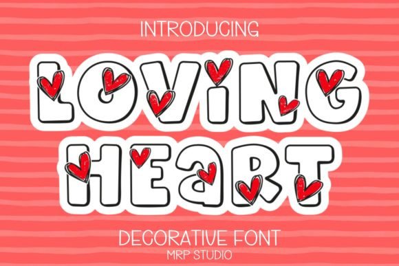 Preview of Loving Heart Font