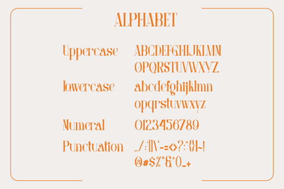 Thumbnail 2 of Lutry Xary Font