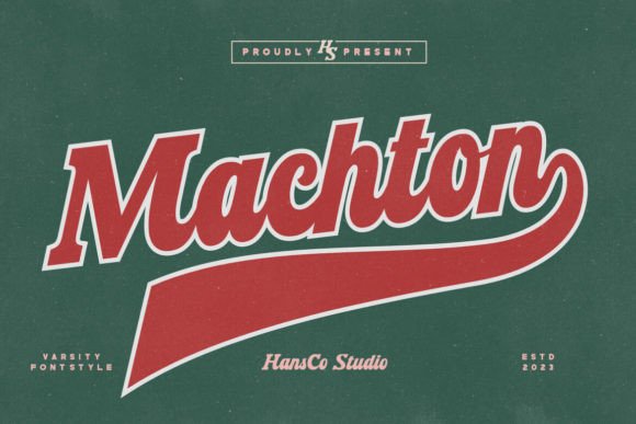 Preview of Machton Font