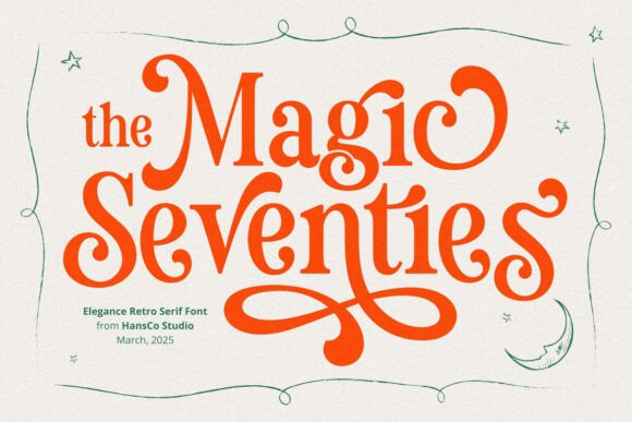 Preview of Magic Seventie Font