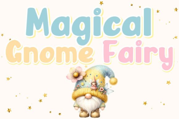 Main preview of Magical Gnome Fairy Font