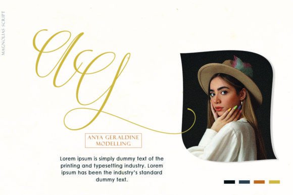 Thumbnail 3 of Magnolias Script Font