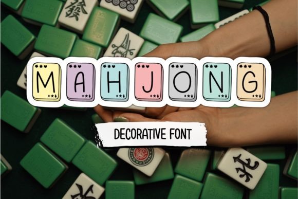 Preview of Mahjong Font