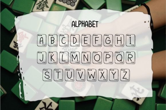 Thumbnail 2 of Mahjong Font