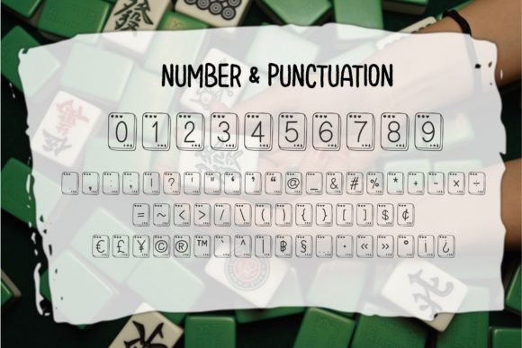 Thumbnail 3 of Mahjong Font