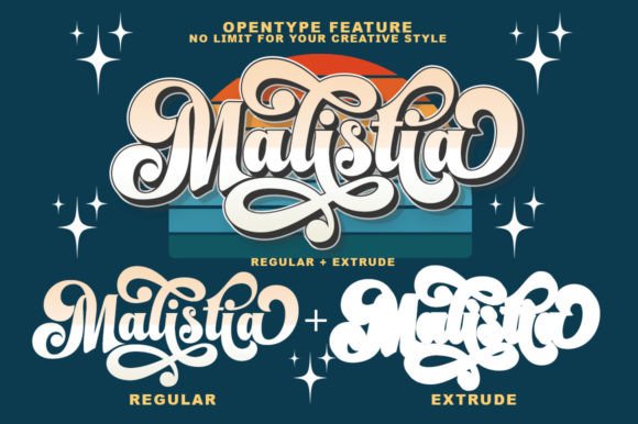 Thumbnail 3 of Malistia Font